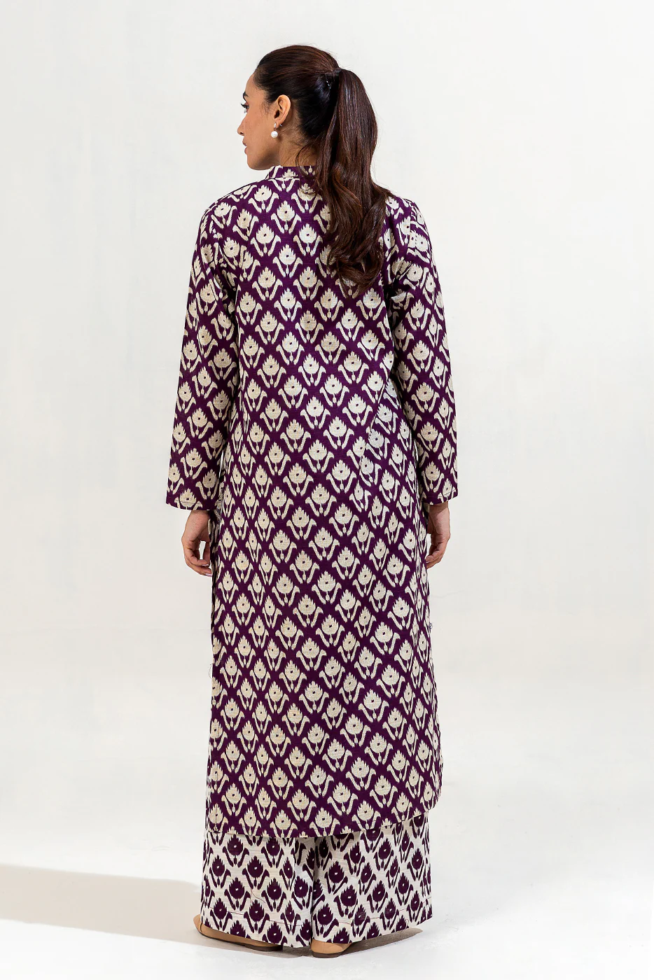 2 PIECE PRINTED KHADDAR SUIT-RAISIN BLISS (UNSTITCHED) - Image 3