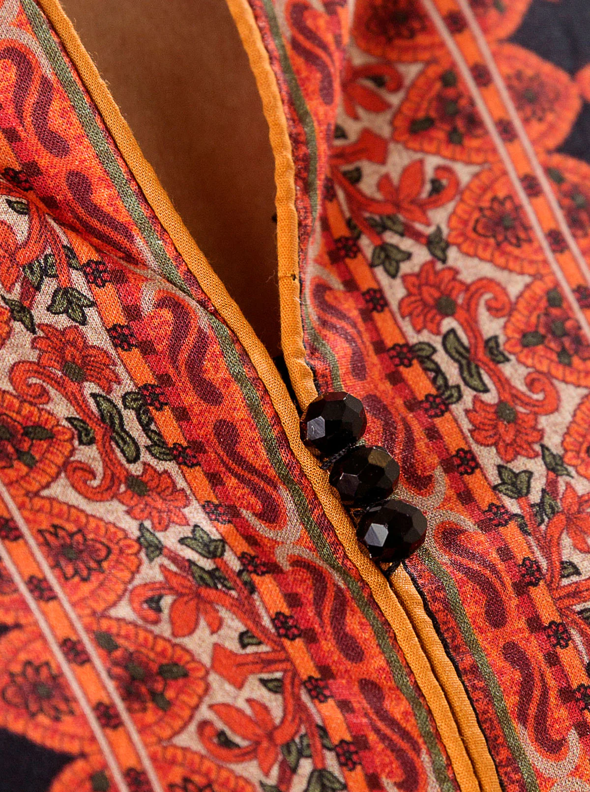 1 PIECE - PRINTED LAWN SHIRT - VINTAGE BLACK - Image 3
