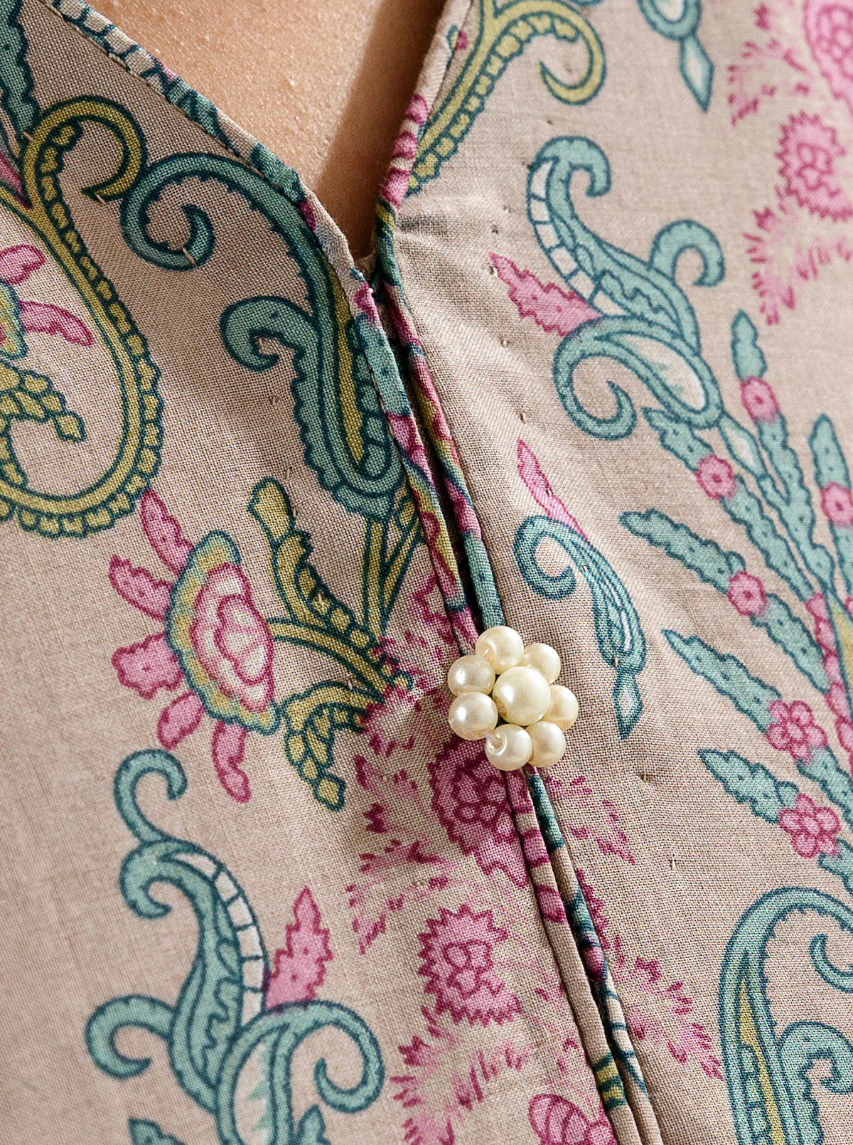 2 PIECE - PRINTED LAWN SUIT - GRAY DAWN - Image 5