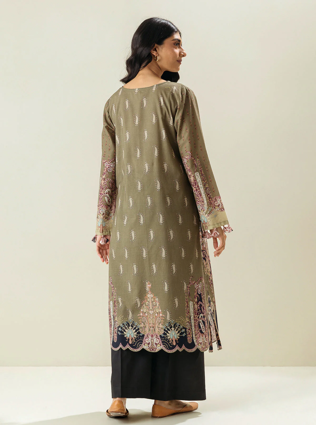 1 PIECE - PRINTED LAWN SHIRT - EXOTIC BLOOM - Image 2
