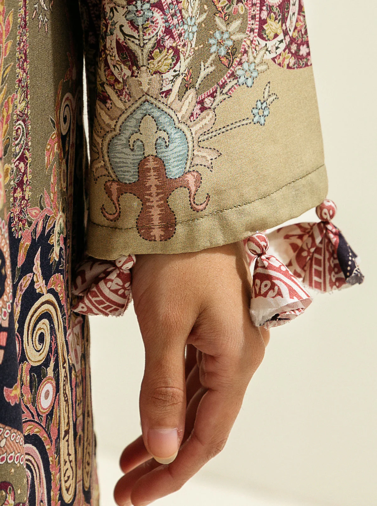 1 PIECE - PRINTED LAWN SHIRT - EXOTIC BLOOM - Image 3