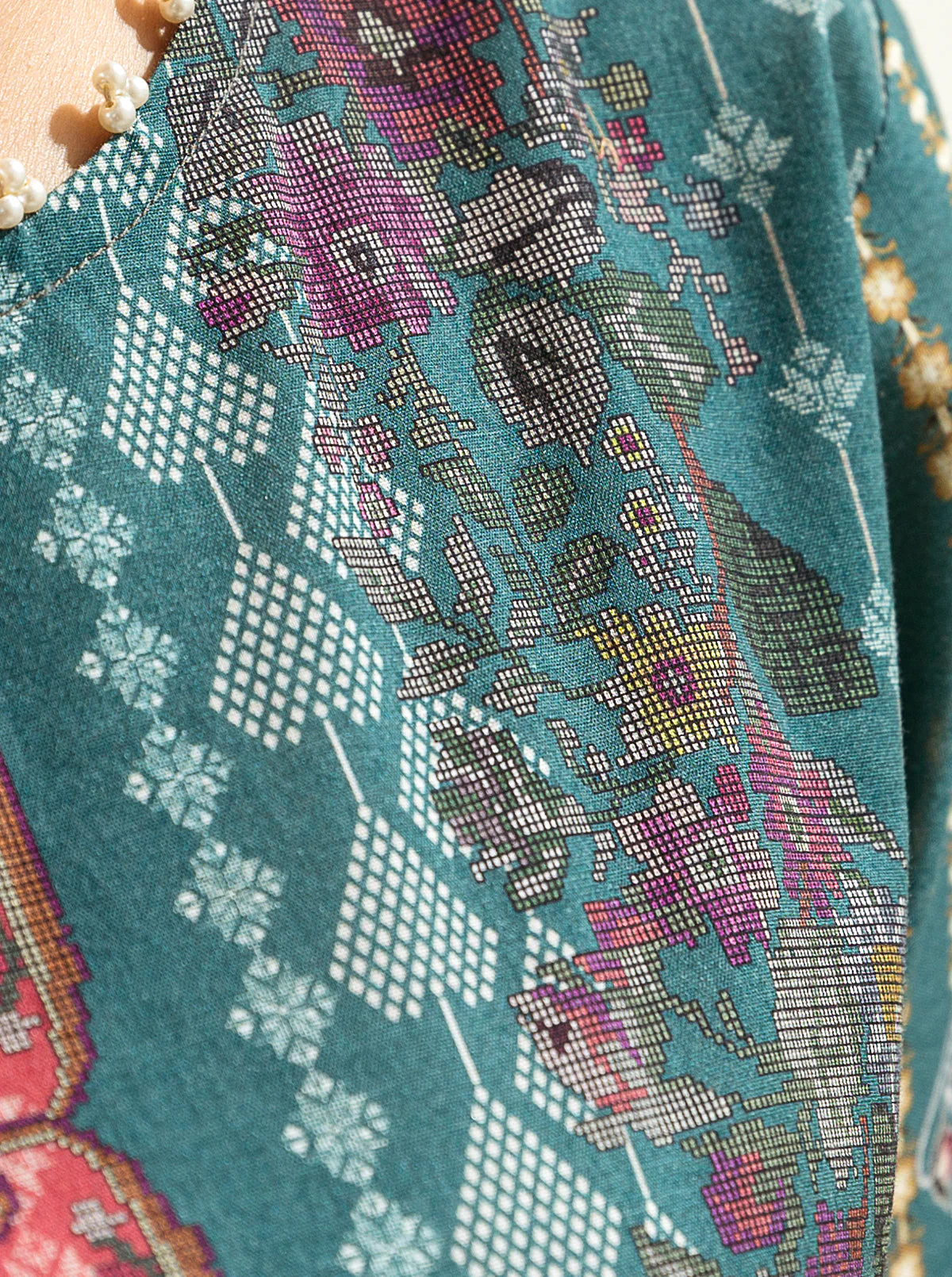 1 PIECE - PRINTED LAWN SHIRT - JIGSAW GRACE - Image 3