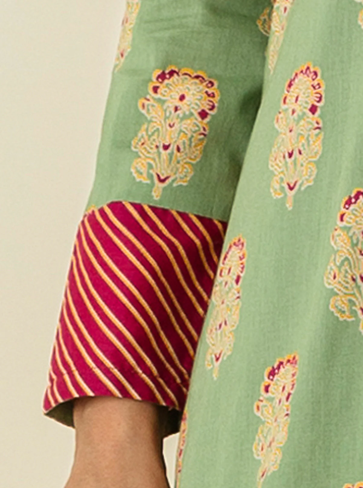 2 PIECE - EMBROIDERD LAWN SUIT - CANDY APPLE - Image 2
