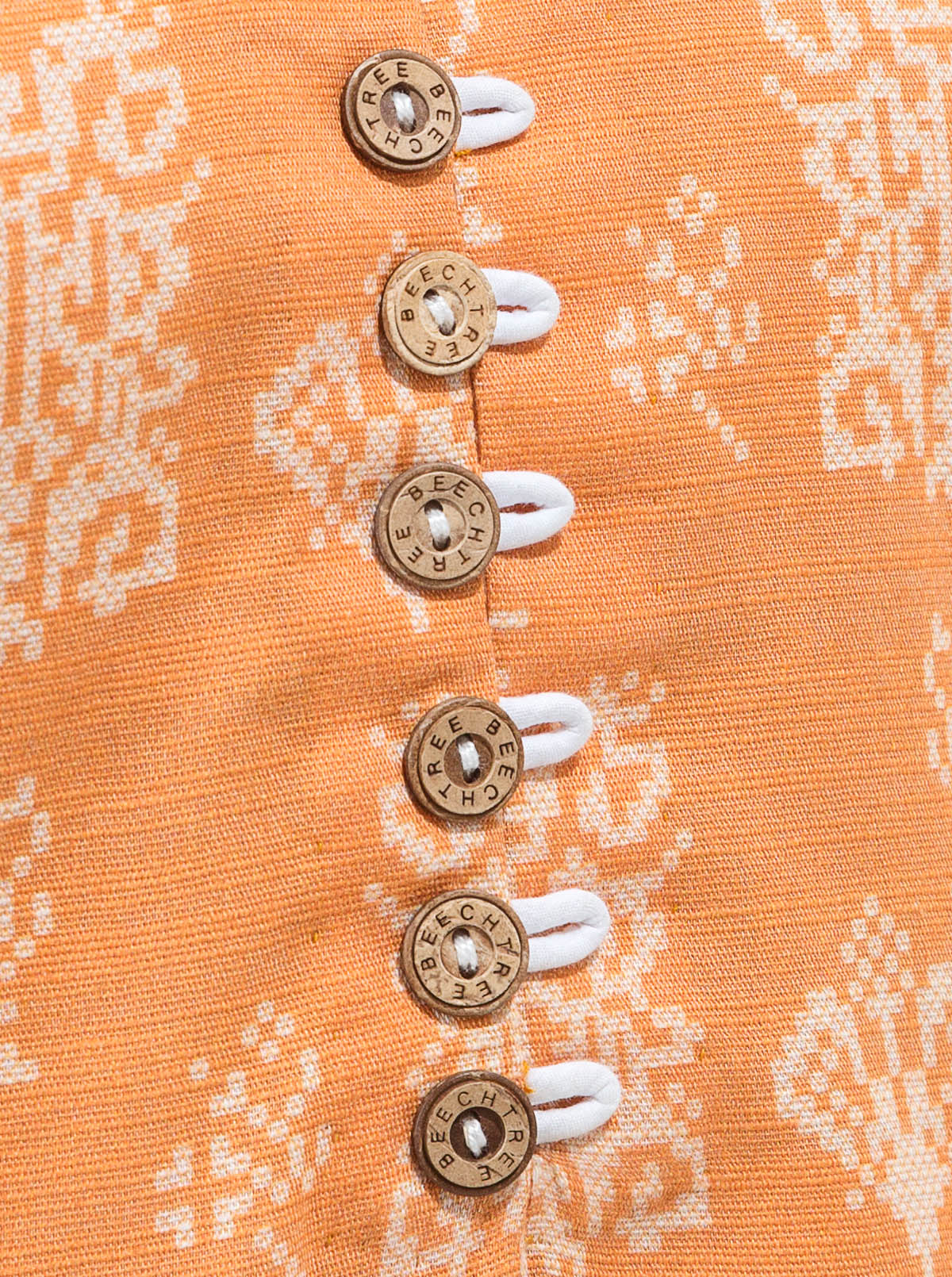 2 PIECE - PRINTED KHADDAR SUIT - SUNSET OCHRE - Image 3