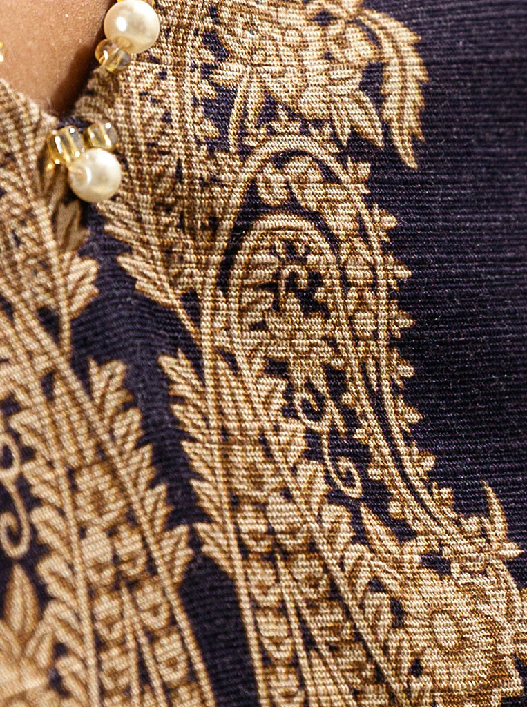 3 PIECE - PRINTED KHADDAR SUIT - PRVSSIAN JEEVEL - Image 3