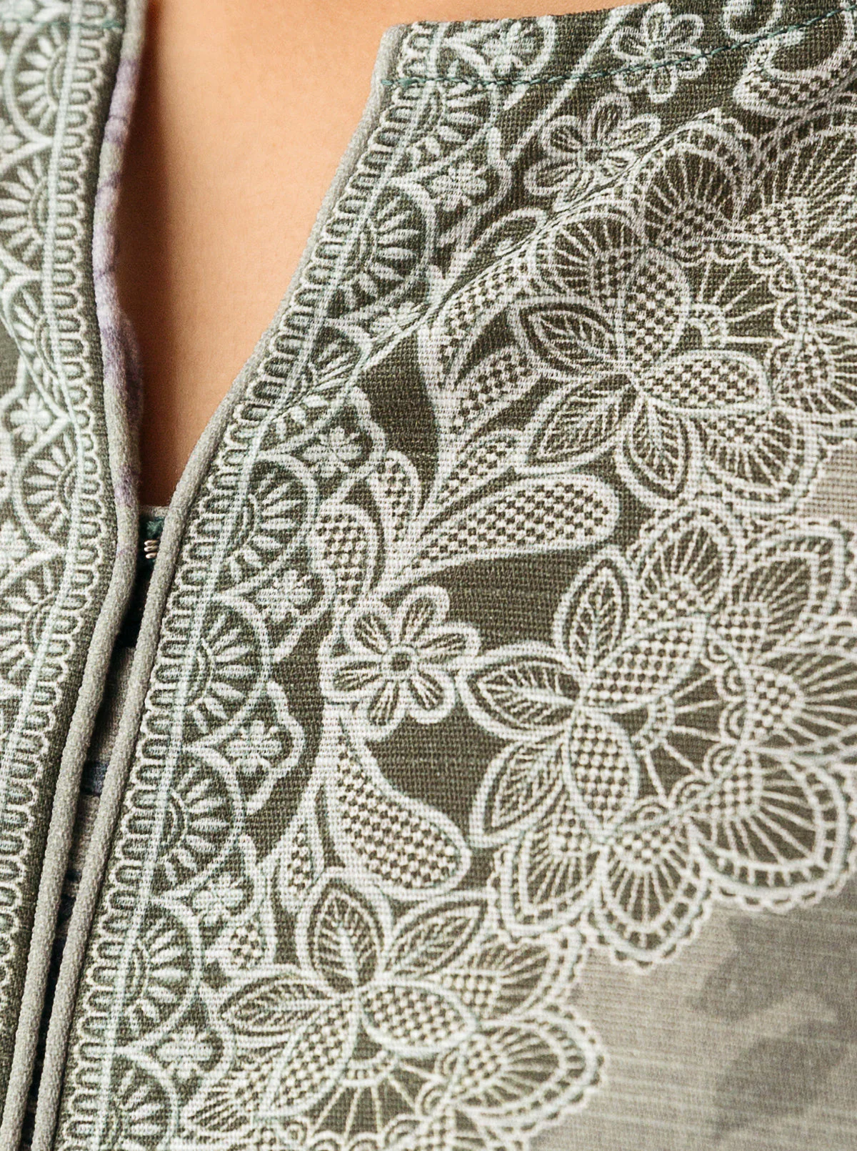 1 PIECE - PRINTED KHADDAR SHIRT - LALITA LAGOON - Image 3