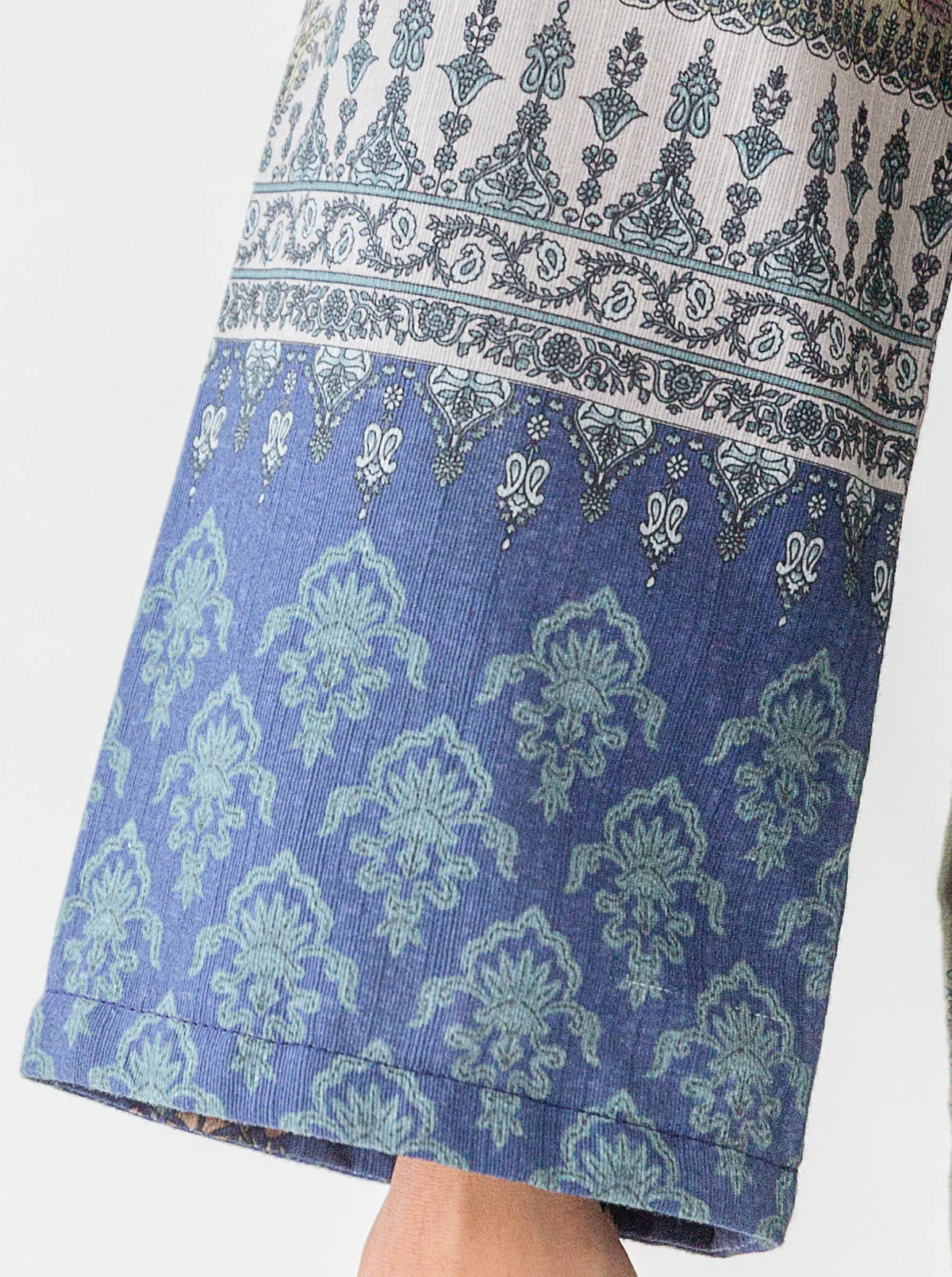 3 PIECE - PRINTED KHADDAR SUIT - MARGARITA MOON - Image 5