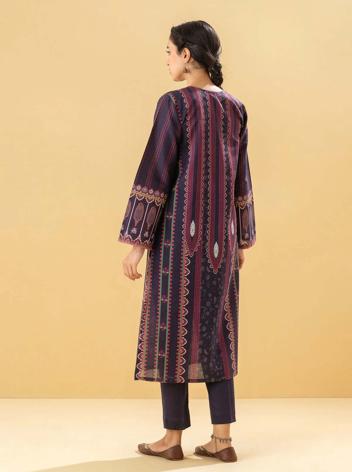 1 PIECE - PRINTED LAWN SHIRT - BOHO GEMSTONE - Image 4