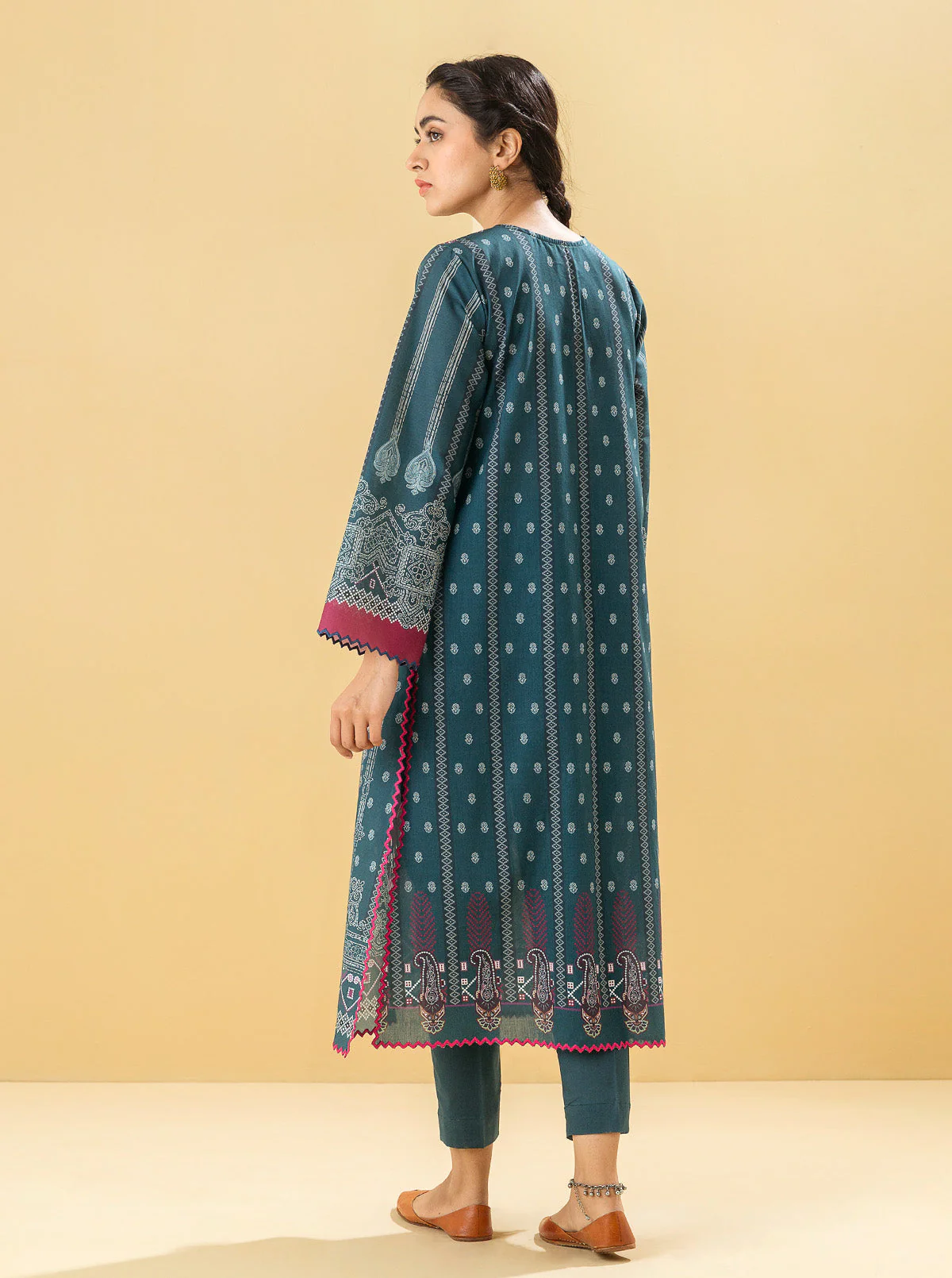 1 PIECE - PRINTED LAWN SHIRT - TREASURE CRAFT - Image 4