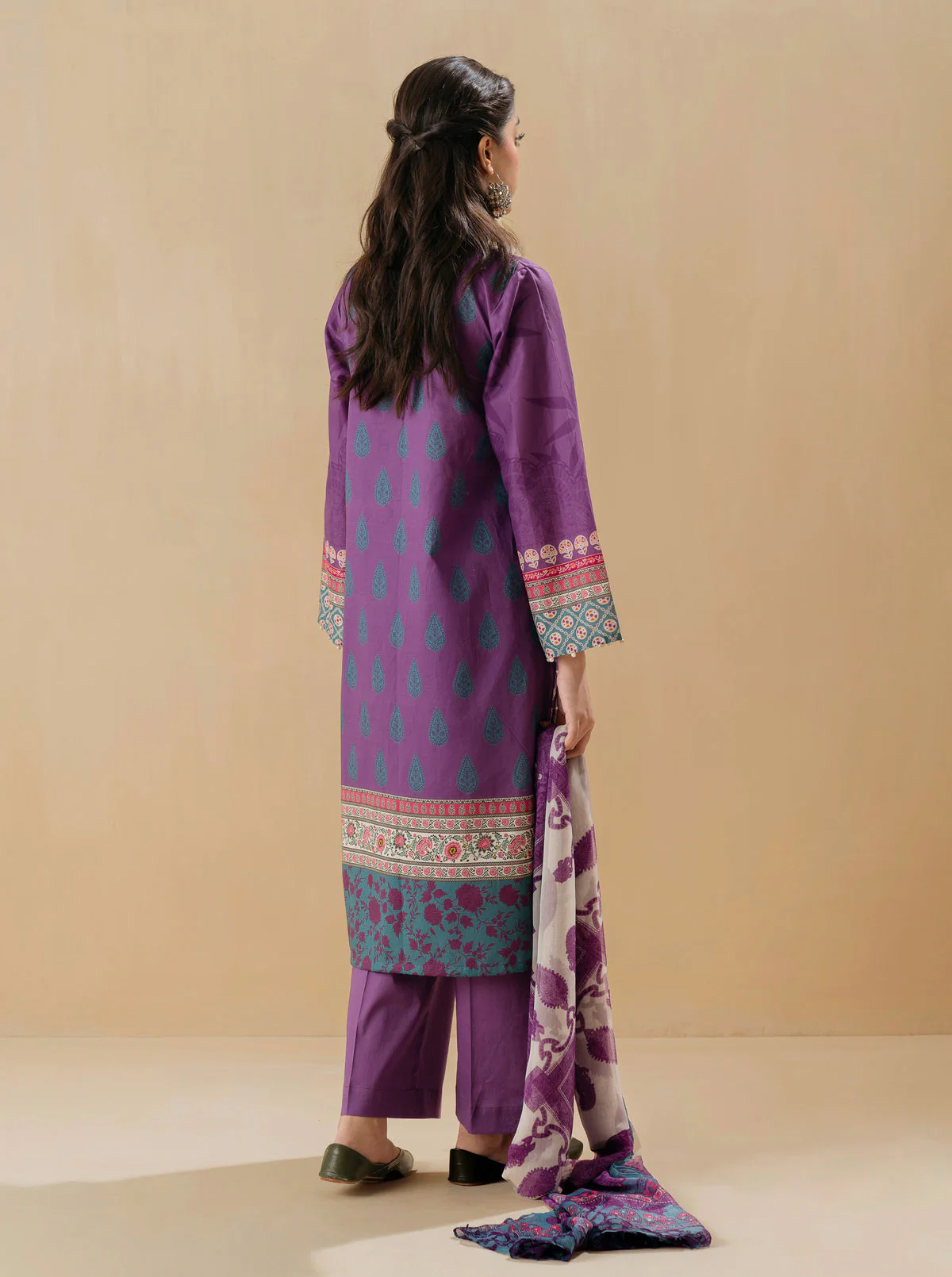 2 PIECE - PRINTED LAWN SUIT - GYPSY GEM - Image 4
