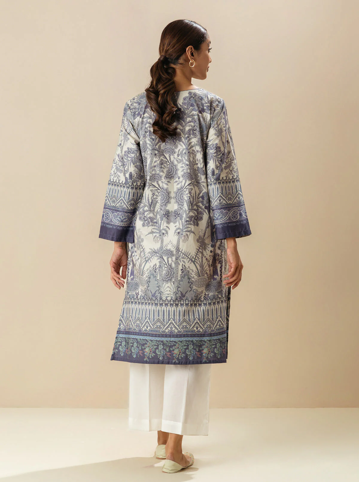 1 PIECE - PRINTED  LAWN SHIRT - CHINTZ DELICACY - Image 2