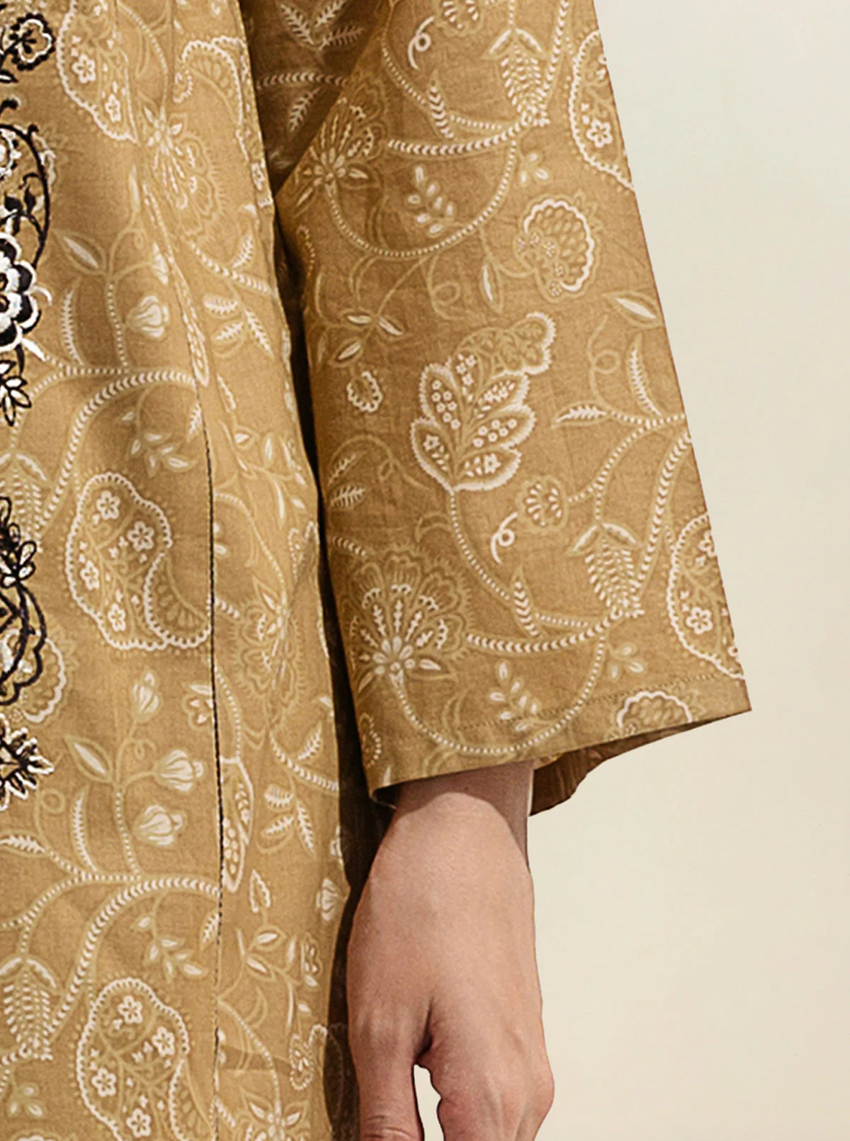 2 PIECE - PRINTED LAWN SUIT - FALL LEAF - Image 4