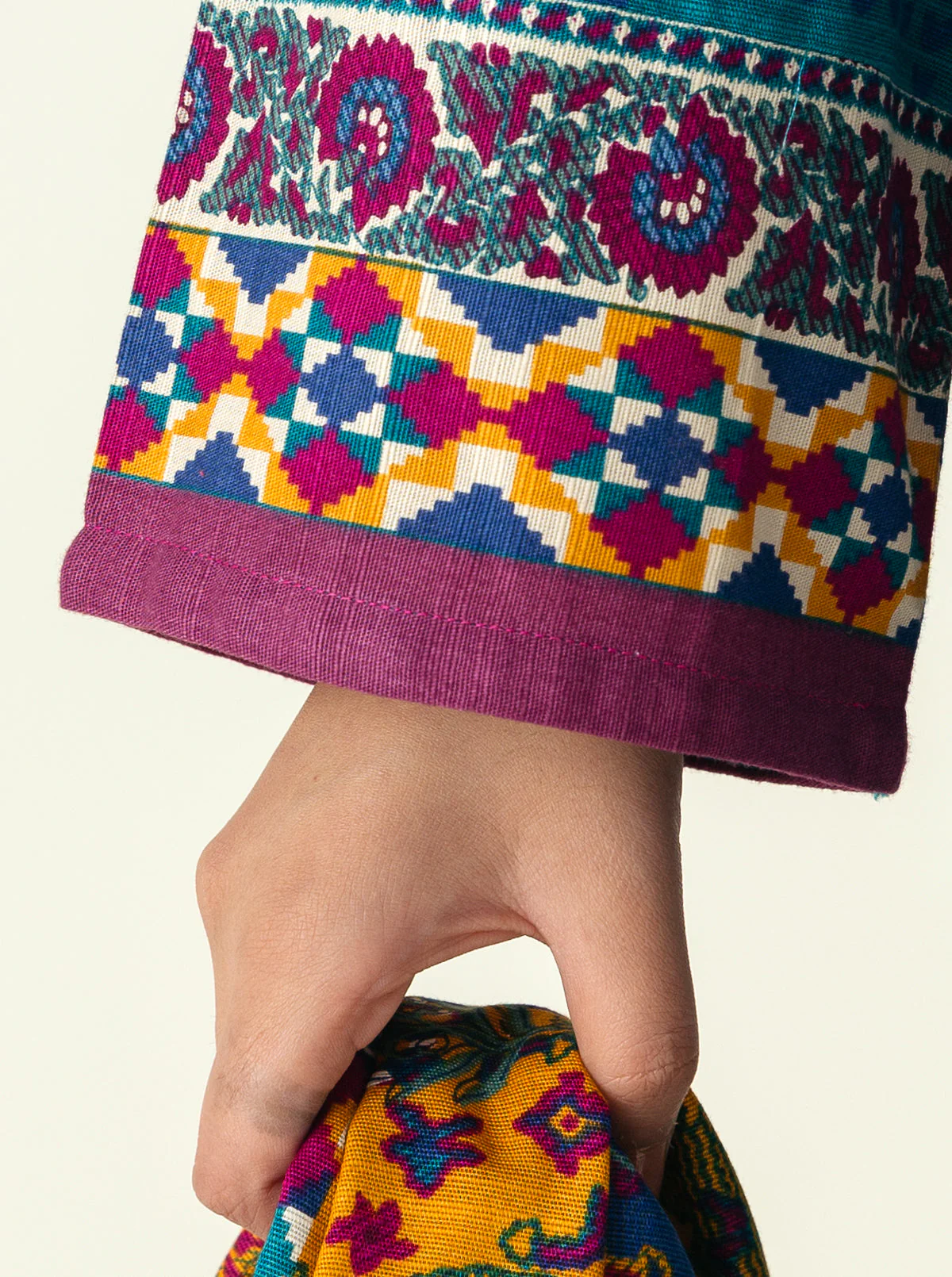 3 PIECE - PRINTED KHADDAR SUIT - CASCADES - Image 2