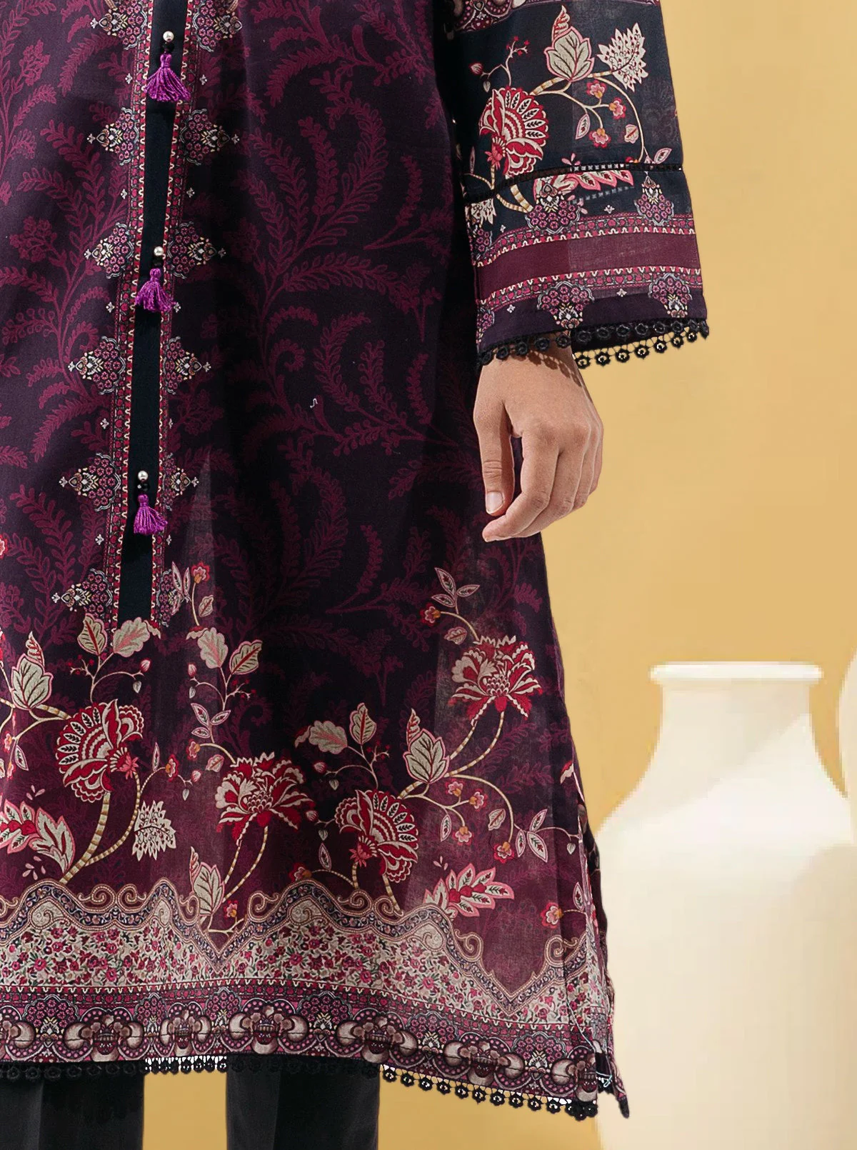 1 PIECE - PRINTED LAWN SHIRT - CHINTZ CHIC - Image 2