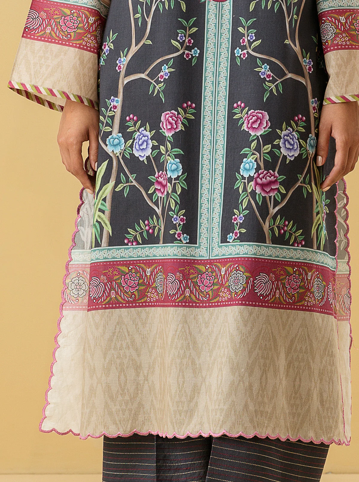 1 PIECE - PRINTED LAWN SHIRT - MAGICAL DECOR - Image 2