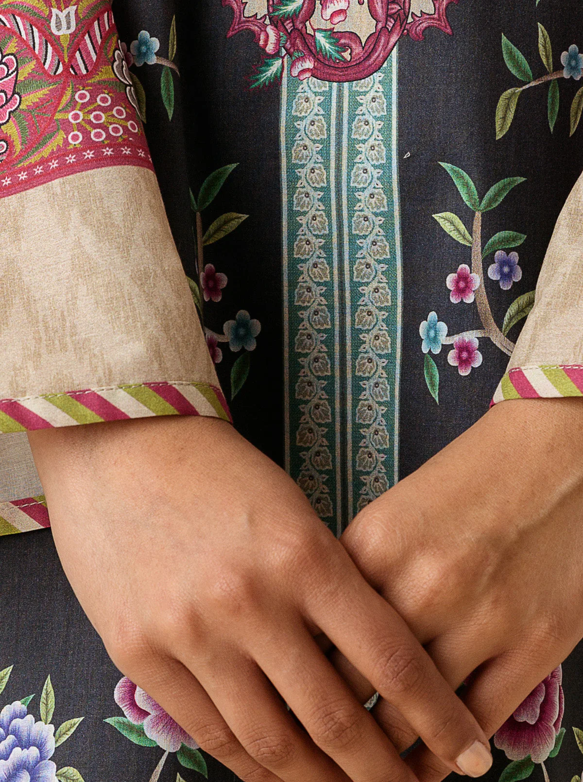 1 PIECE - PRINTED LAWN SHIRT - MAGICAL DECOR - Image 3