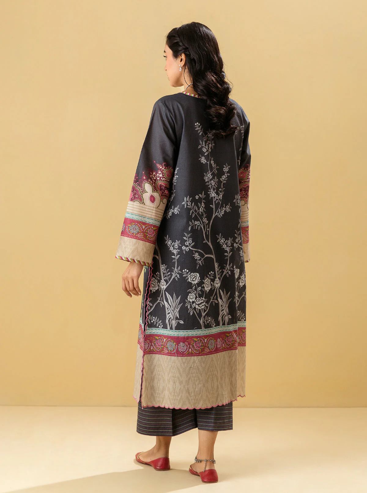 1 PIECE - PRINTED LAWN SHIRT - MAGICAL DECOR - Image 4