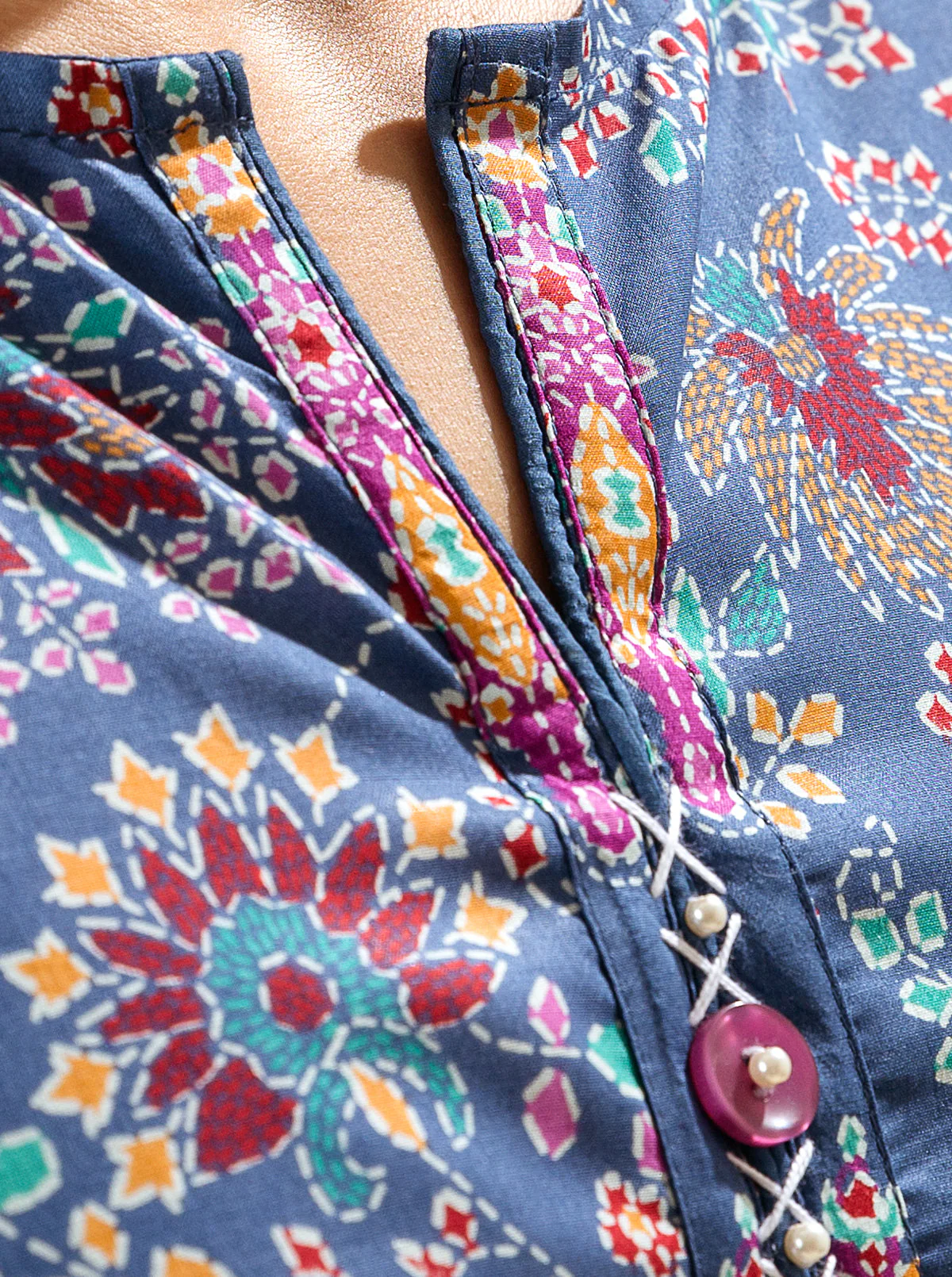 2 PIECE - PRINTED LAWN SUIT - MAJESTIC FLORET - Image 3