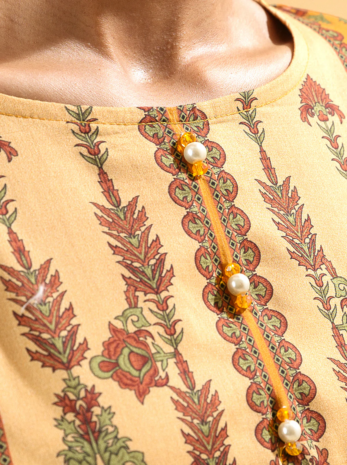 2 PIECE - PRINTED LAWN SUIT - ORIENTAL OBSESSION - Image 4