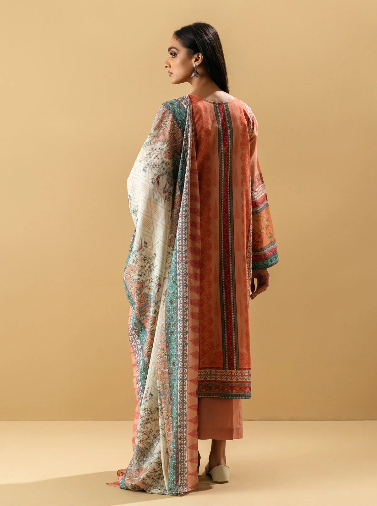 3 PIECE - PRINTED LAWN SUIT - FLORAL CANDY - Image 5