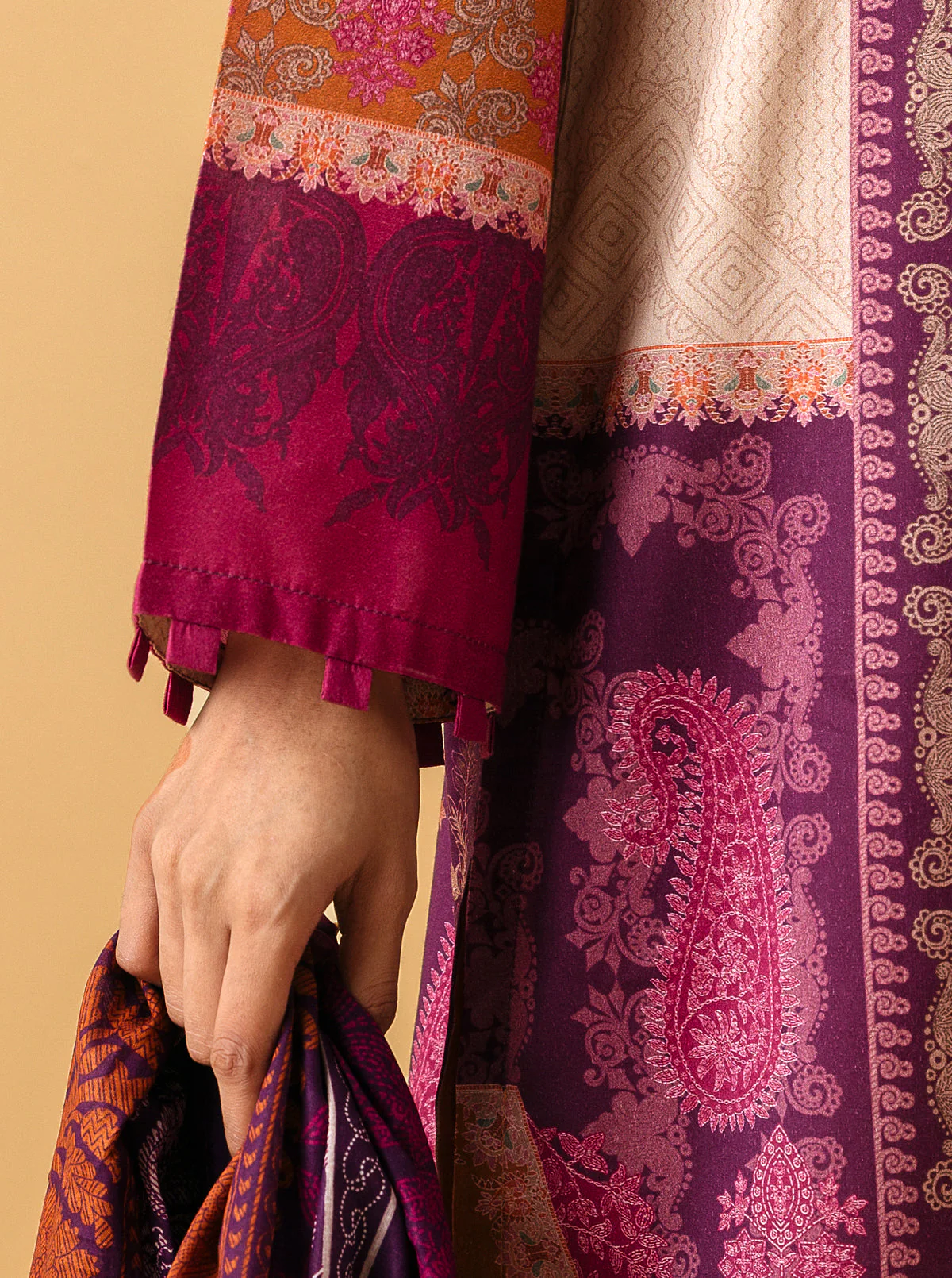 3 PIECE - PRINTED LAWN SUIT - REGAL PLUMERIA - Image 2