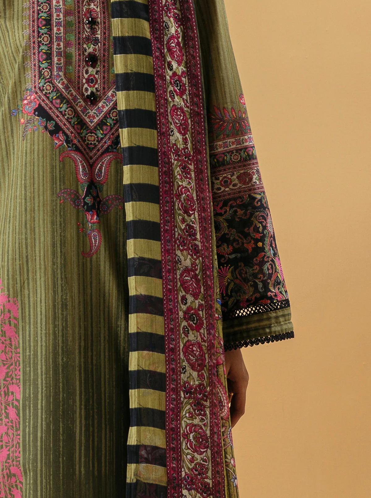 3 PIECE - PRINTED LAWN SUIT - GRACE GLORIA - Image 2