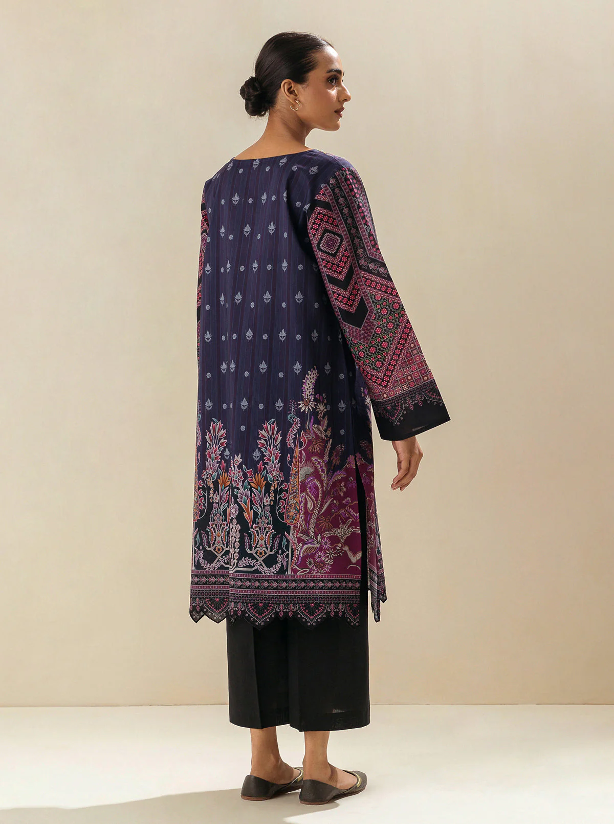 1 PIECE - PRINTED LAWN SHIRT - SALSA CULTURE - Image 2