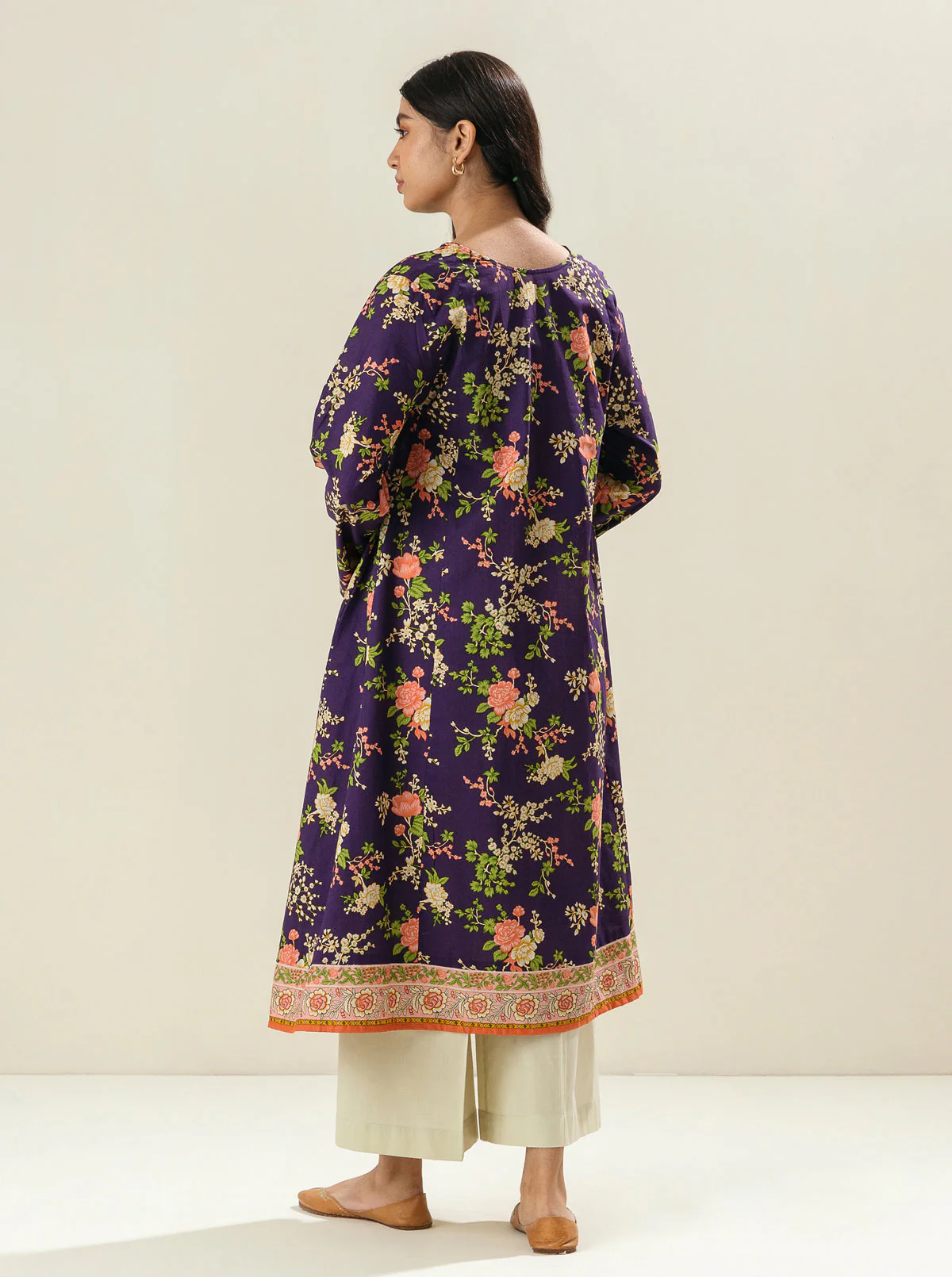 1 PIECE - PRINTED LAWN SHIRT - ENGLISH BOTANICS - Image 3